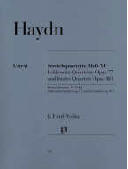 Joseph Haydn: String Quartets Book XI Op. 77 and 103 - Lobkowitz-Quartets and last Quartet (noty pro smyčcový kvartet)