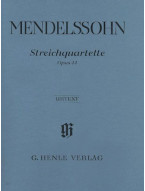 Felix Mendelssohn: String Quartets op. 44, 1-3 (noty pro smyčcový kvartet)