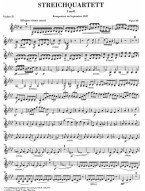 Felix Mendelssohn: String Quartet F Minor Op. Posth. 80 (noty pro smyčcový kvartet)