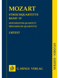 W.A. Mozart: String Quartets Volume 4 - Hoffmeister Quartet and Prussian Quartets (noty pro smyčcový kvartet)