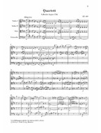 W.A. Mozart: String Quartets Volume 4 - Hoffmeister Quartet and Prussian Quartets (noty pro smyčcový kvartet)