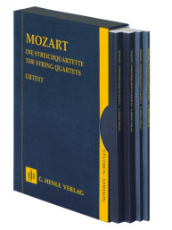W.A. Mozart: String Quartets - 4 Volumes in Slipcase (noty pro smyčcový kvartet)
