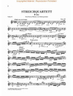 Beethoven: String Quartet in B-flat Major, Op. 130 and Great Fugue Op. 133 (noty pro smyčcový kvartet)