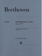 Beethoven: String Quartet F Op.135 (noty pro smyčcový kvartet)