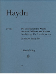 Joseph Haydn: Seven Last Words of Christ, Hob. XX/1B (noty pro smyčcový kvartet)