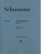 Robert Schumann: String Quartets Op.41 (noty pro smyčcový kvartet)