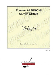 Tomaso Albinoni: Adagio (noty pro smyčcový kvartet)