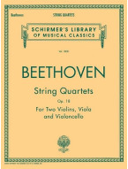 Ludwig van Beethoven: String Quartets, Op. 18 (noty pro smyčcový kvartet)