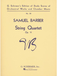 Samuel Barber: String Quartet, Op. 11 - Score (noty pro smyčcový kvartet)