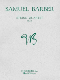Samuel Barber: String Quartet, Op. 11 - Parts (noty pro smyčcový kvartet)