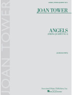 Joan Tower: Angels - String Quartet No. 4 (noty pro smyčcový kvartet)