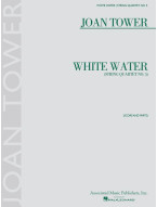 Joan Tower: White Water: String Quartet No. 5 (noty pro smyčcový kvartet)