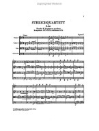 Johannes Brahms: String Quartet in B-flat Major, Op. 67 (noty pro smyčcový kvartet)