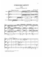 Felix Mendelssohn: String Quartet F Minor Op. Posth. 80 - Study Score (noty pro smyčcový kvartet)