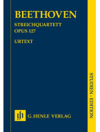 Beethoven: String Quartet E flat major op. 127 (noty pro smyčcový kvartet, studijní partitura)