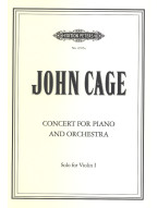 John Cage: Concert for Piano and Orchestra - Violin 1 (noty na housle)
