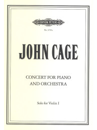 John Cage: Concert for Piano and Orchestra - Violin 1 (noty na housle)