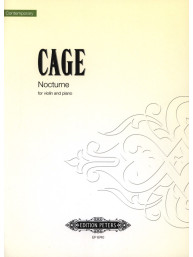 John Cage: Nocturne for Violin and Piano (noty na klavír, housle)