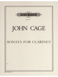 John Cage: Sonata for Clarinet (noty na klarinet)