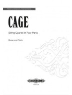 John Cage: String Quartet in Four Parts (noty pro smyčcový kvartet)