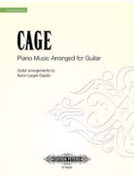 John Cage: Piano Music Arranged for Guitar  (noty na kytaru)