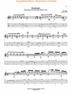 Classical Guitar of Bach (noty, tabulatury na kytaru)