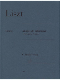 Franz Liszt: Années de Pélerinage - Troisiéme Année (noty na klavír)