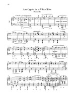 Franz Liszt: Années de Pélerinage - Troisiéme Année (noty na klavír)