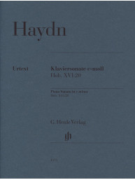 Joseph Haydn: Piano Sonata C minor Hob. XVI:20 (noty na klavír)
