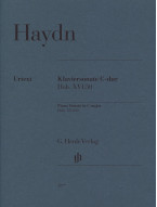 Joseph Haydn: Piano Sonata C major Hob. XVI:50 (noty na klavír)