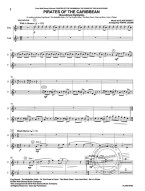 Pirates of the Caribbean / Piráti z Karibiku (noty pro akordeonový orchestr)