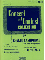 Concert and Contest Collection for Alto Sax (noty na altsaxofon) (+audio)