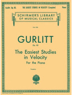 Cornelius Gurlitt: Easiest Studies in Velocity, Op. 83 (noty na klavír)