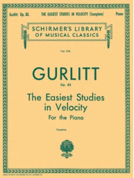 Cornelius Gurlitt: Easiest Studies in Velocity, Op. 83 (noty na klavír)