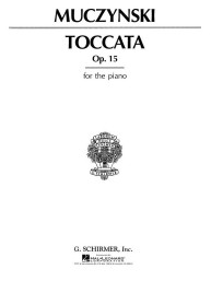 Robert Muczynski: Toccata, Op. 15 (noty na klavír)
