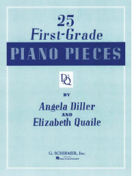 Angela Diller, Elizabeth Quaile: 25 First Grade Piano Pieces (noty na klavír)