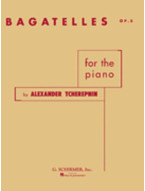 Alexandr Nikolajevič Čerepnin: Bagatelles For The Piano Op. 5 (noty na klavír)