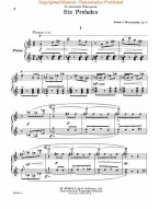 Robert Muczynski: Six Preludes, Op. 6 (noty na klavír)