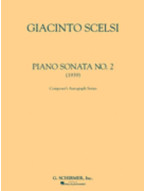 Giacinto Scelsi: Sonata No. 2 - 1939 (noty na klavír)