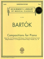 Béla Bartók: Compositions for Piano (noty na klavír)