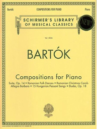Béla Bartók: Compositions for Piano (noty na klavír)