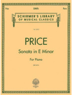 Florence Price: Sonata in E minor (noty na klavír)