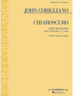 John Corigliano: Chiaroscuro - 2 Pianos, 1 Tuned Down a 1/4 Tone (noty na čtyřruční klavír)