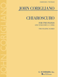 John Corigliano: Chiaroscuro - 2 Pianos, 1 Tuned Down a 1/4 Tone (noty na čtyřruční klavír)