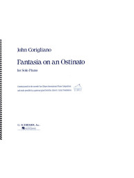John Corigliano: Fantasia On An Ostinato (noty na klavír)