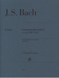 Johann Sebastian Bach: French Suite I in D Minor BWV 812 (noty na klavír)