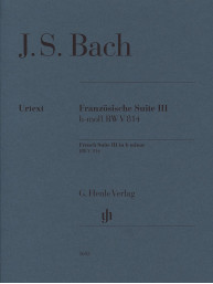 Johann Sebastian Bach: Französische Suite III - D-moll BWV 814 (noty na klavír)
