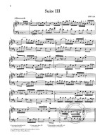 Johann Sebastian Bach: Französische Suite III - D-moll BWV 814 (noty na klavír)