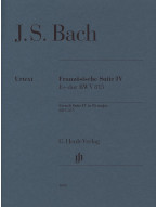 Johann Sebastian Bach: Französische Suite IV - D-moll BWV 815 (noty na klavír)