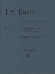 Johann Sebastian Bach: Französische Suite IV - D-moll BWV 815 (noty na klavír)